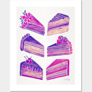 Unicorn Cake Slices Posters and Art